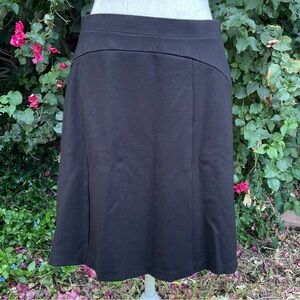 ELLEN TRACY Skirt A-Line Ponte Stretch Pull On Size Small